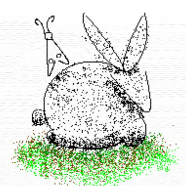 The Bunny And The Moth <3